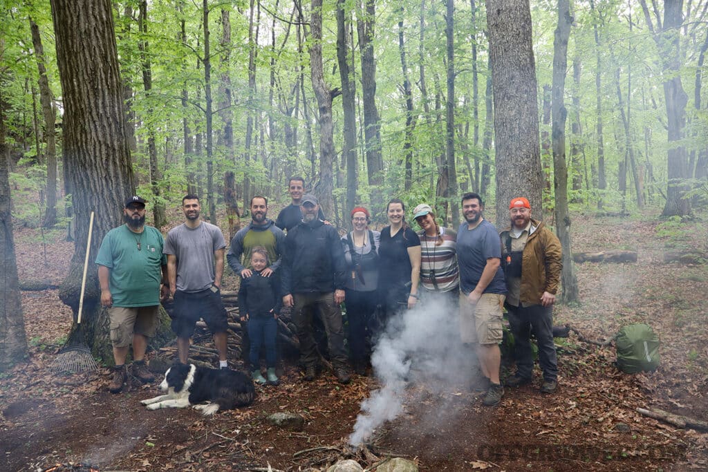 The whole class from Wilderness Survival 1