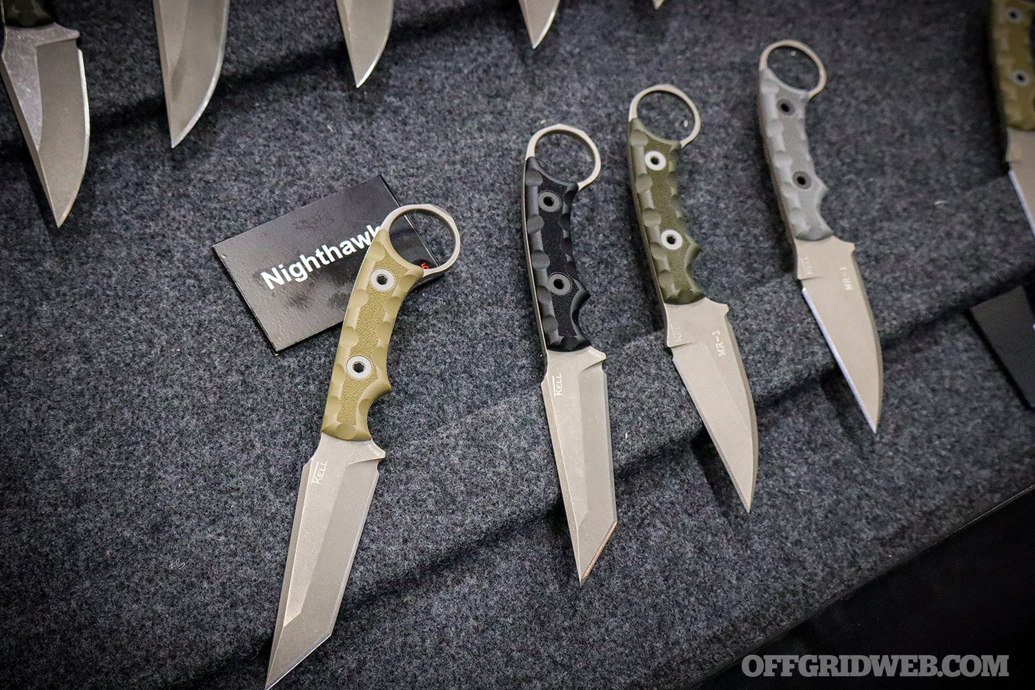 T.kell knives at blade show