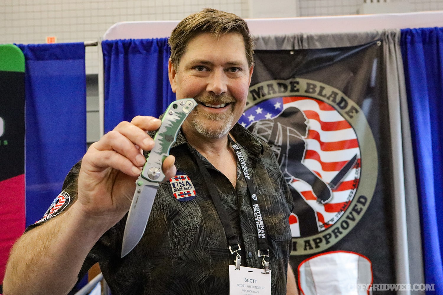 scott from usa made blade with spartan harsey