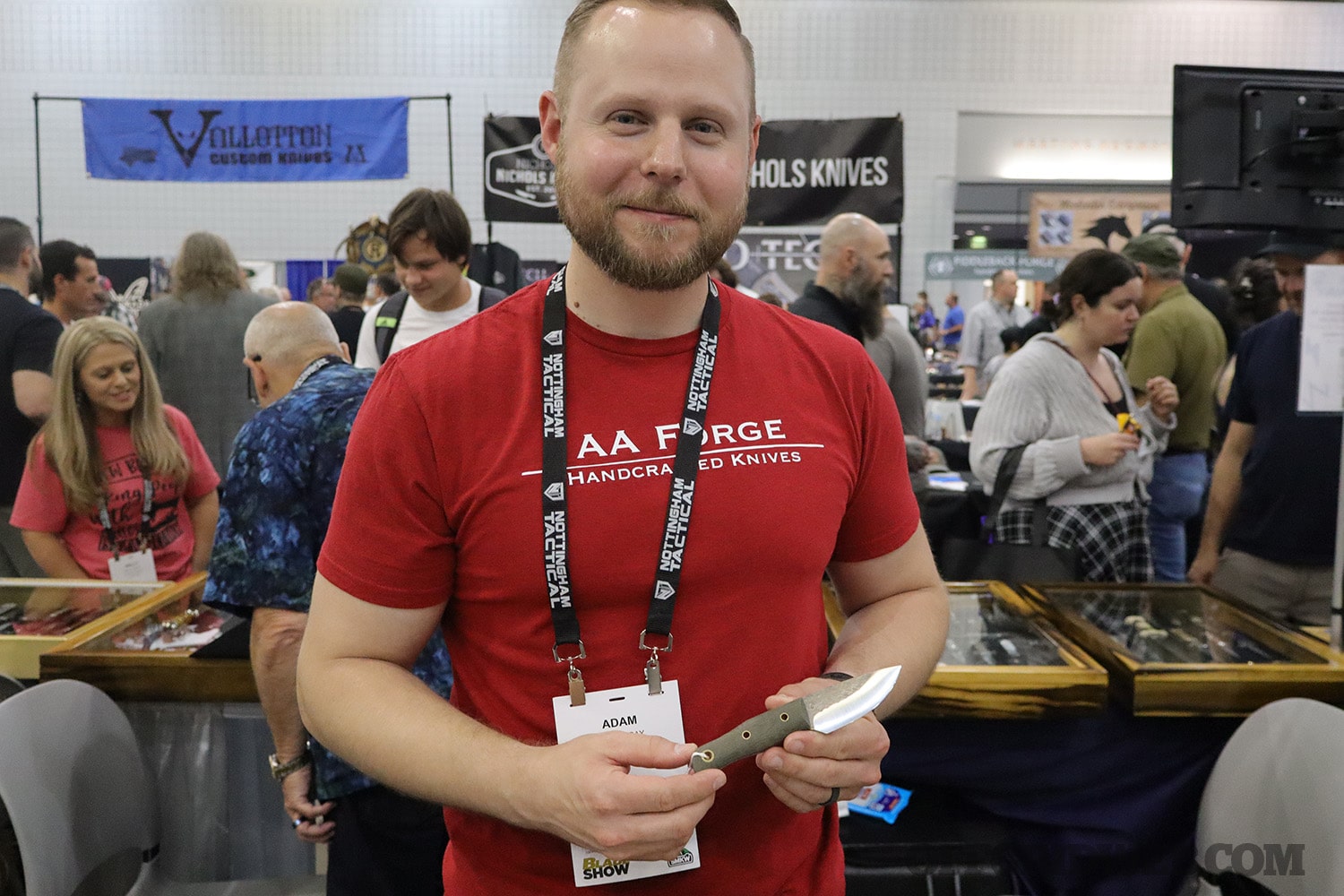 Adam AA Forge at Blade show