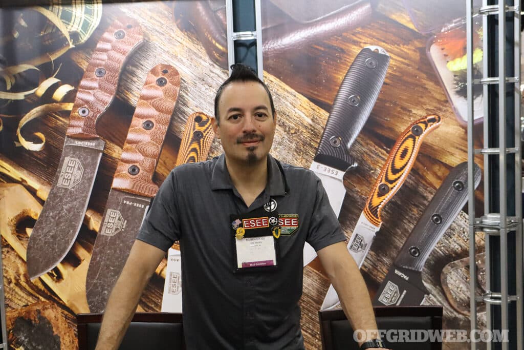 REUBEN BOLIEU AT BLADE SHOW