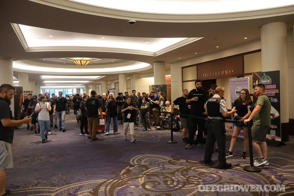 crowds at blade show