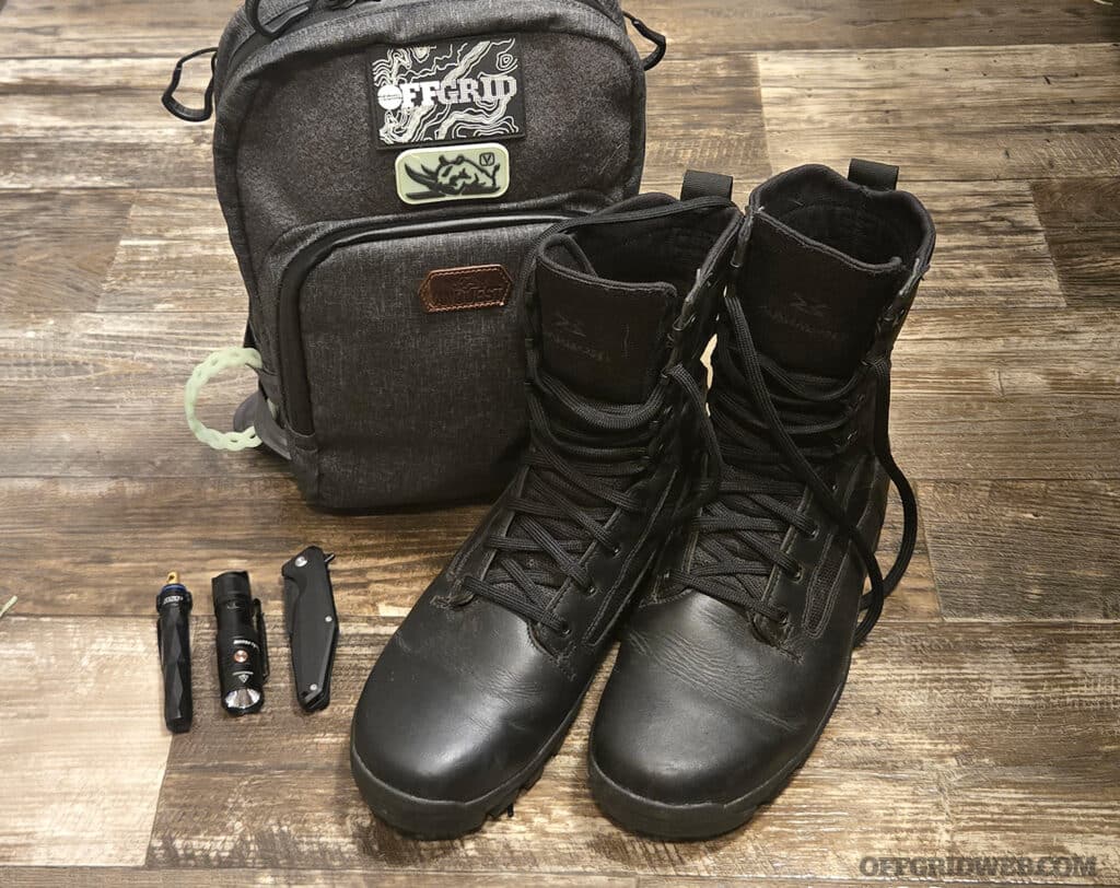 edc items with boots