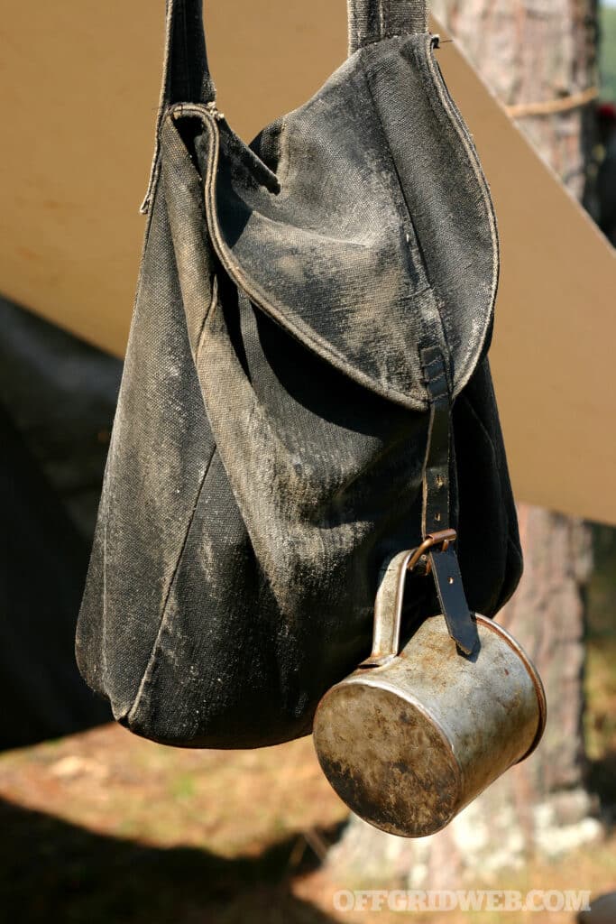 oilcloth haversack