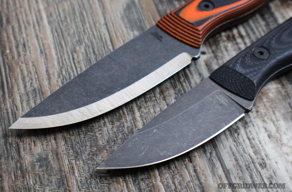 close u of knives by nuge bruin and cub blades