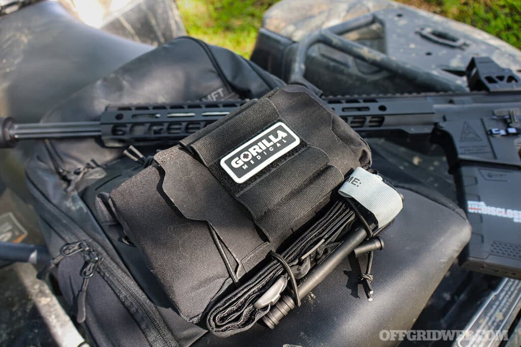 Gorilla medical trauma kit with rifle