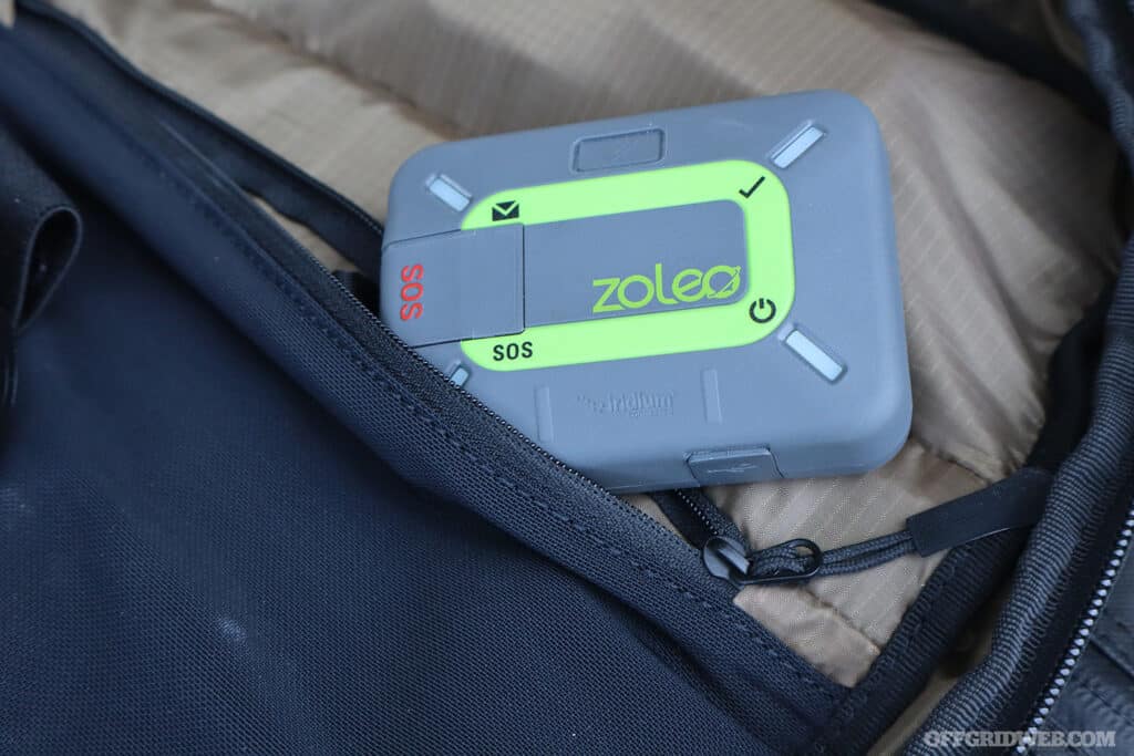 ZOLEO Sat comm for minimalist survival kit