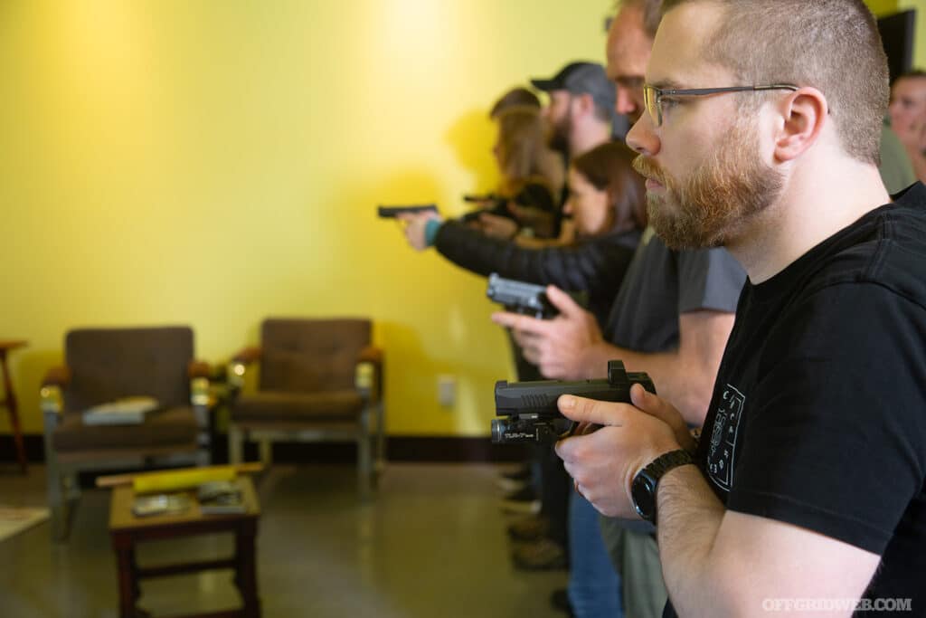classroom hand gun training