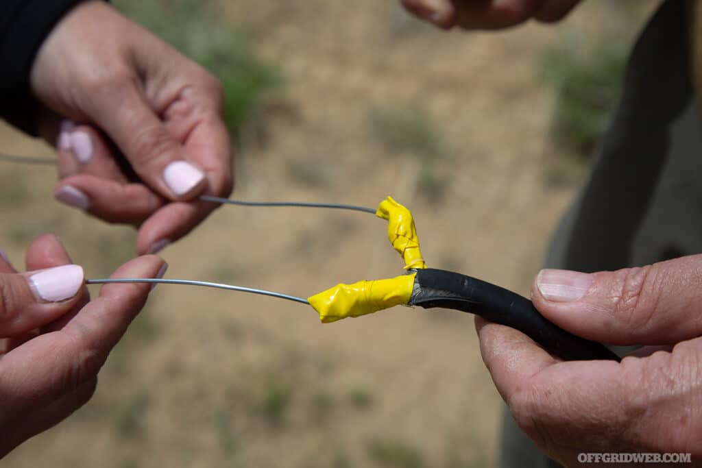 high frequency radio makeshift antenna