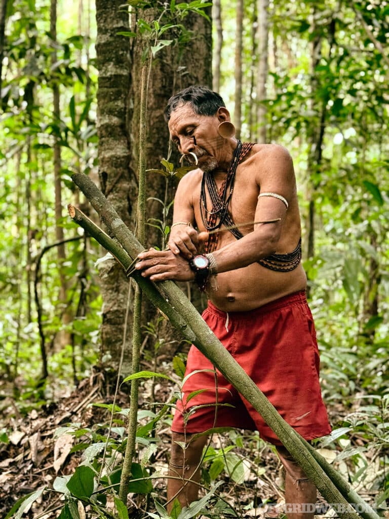 Amazon Jungle tribesman elder