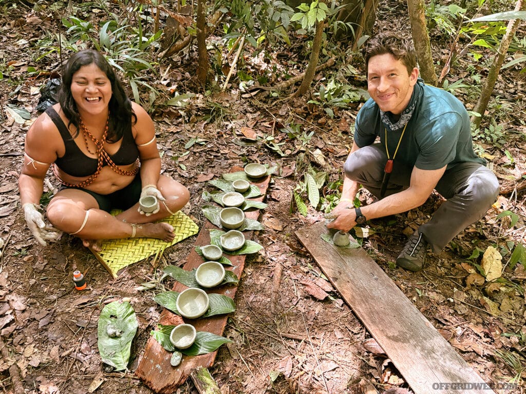Amazon Jungle Tribeswoman and traveler