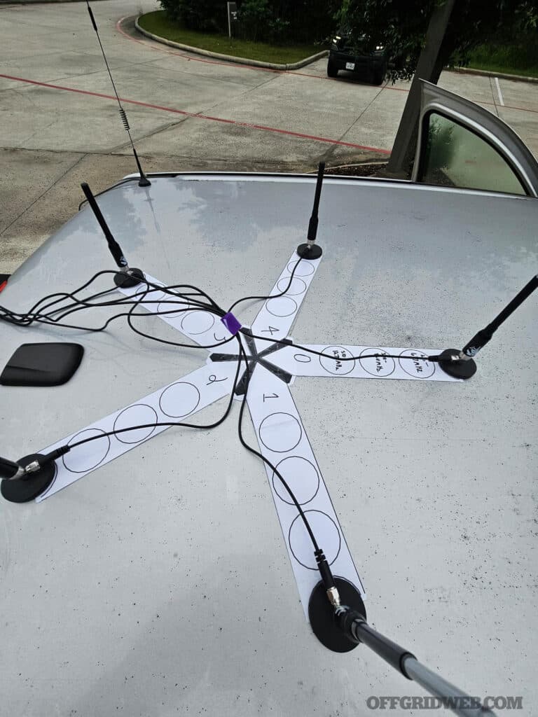larger radio antenna setup