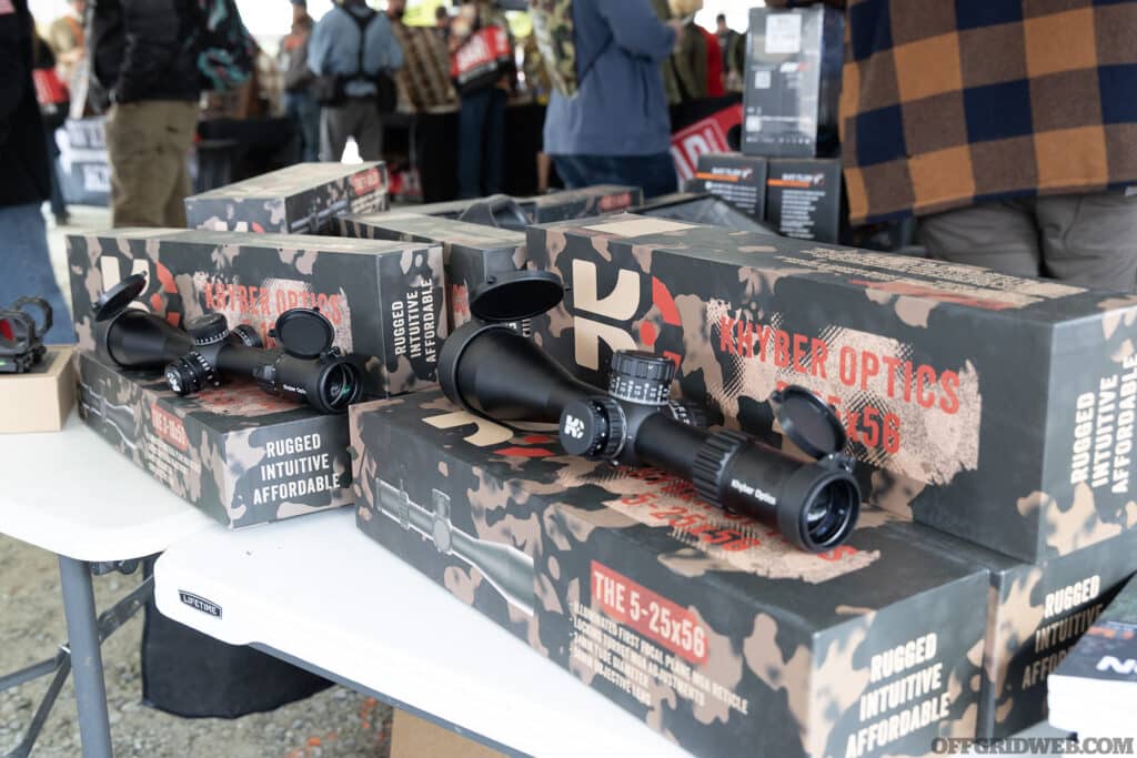 Khyber Optics on display.