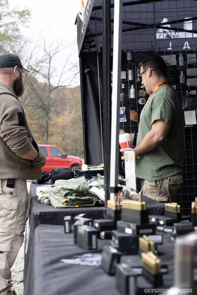 Gorilla Ammunition and Gorilla Medical booth.