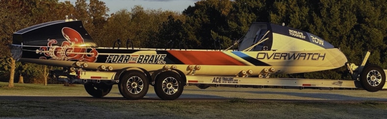 Photo of the oceanic row boat "Overwatch"