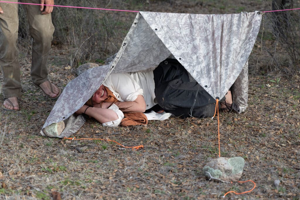 Jacks Genega desert survival shelter