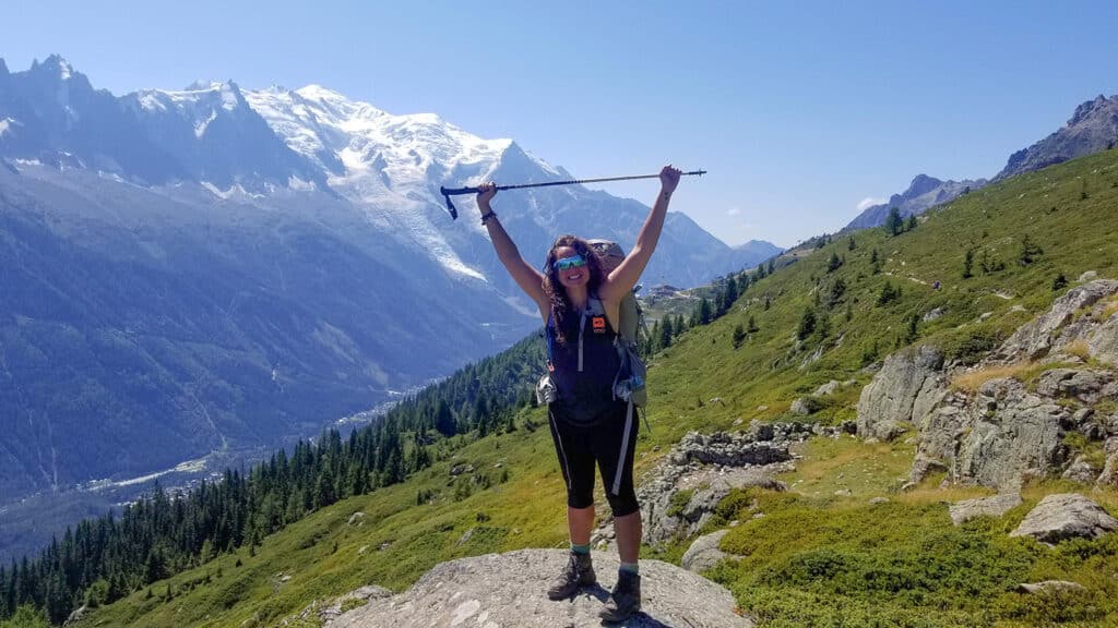 Jacks Genega in the alps hiking