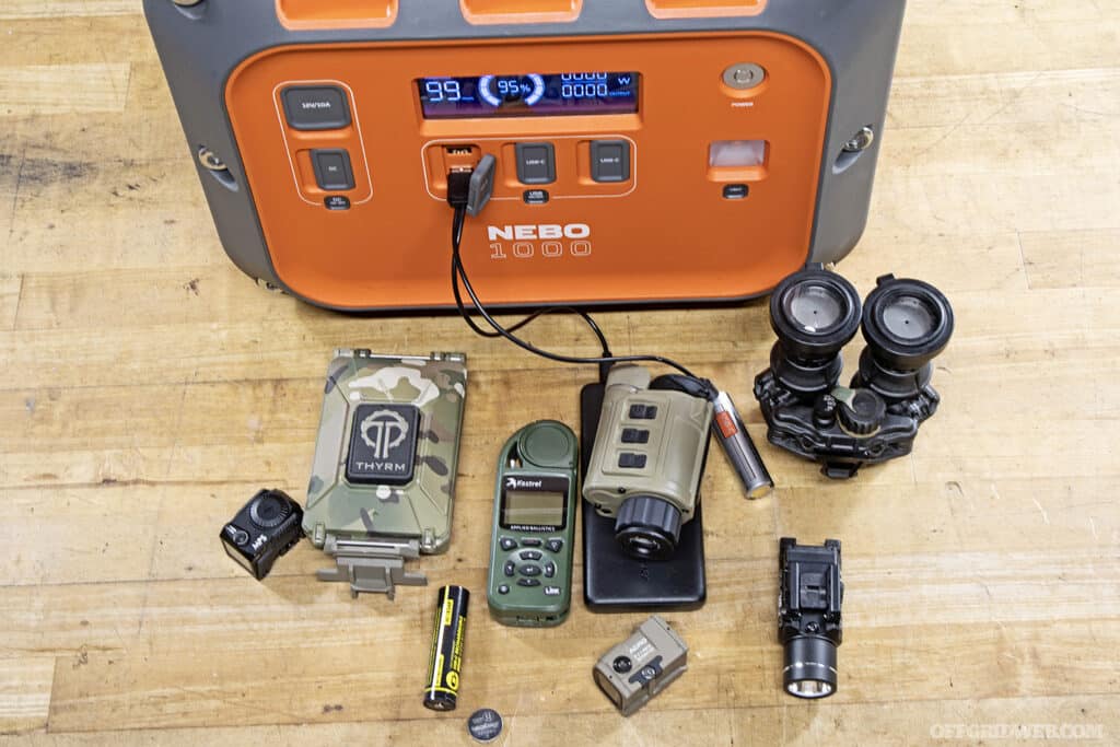 gear inspection batteries and electronics