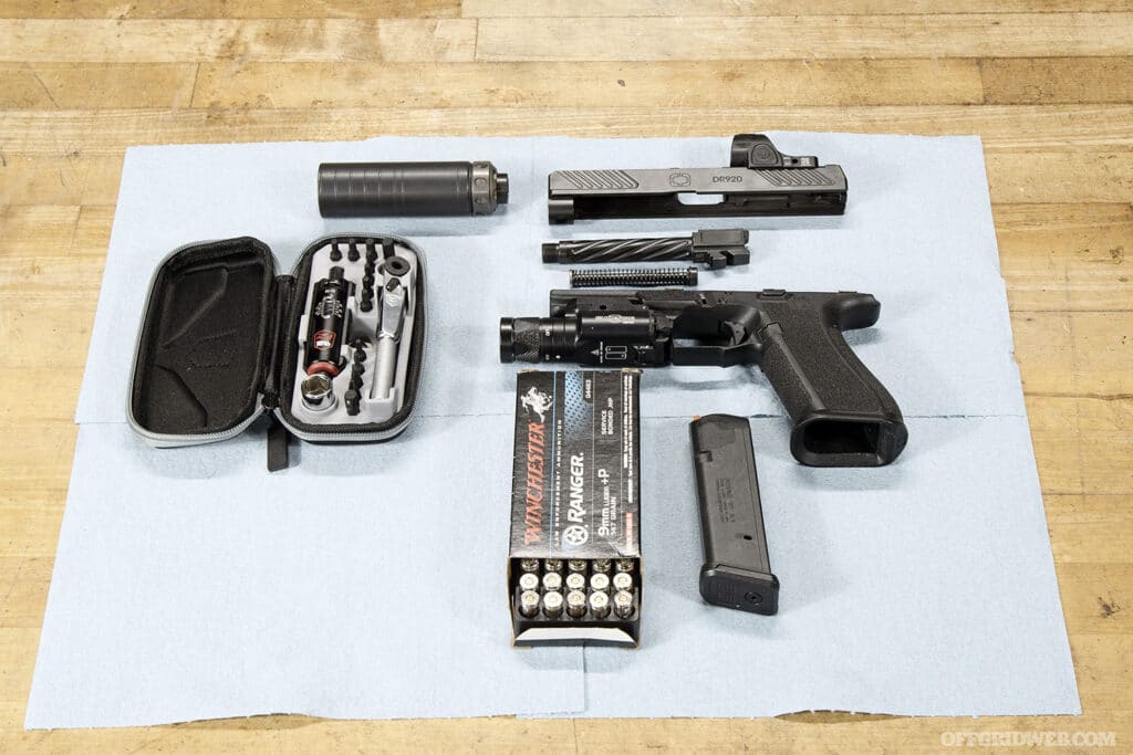 gear inspection assorted firearms and gear