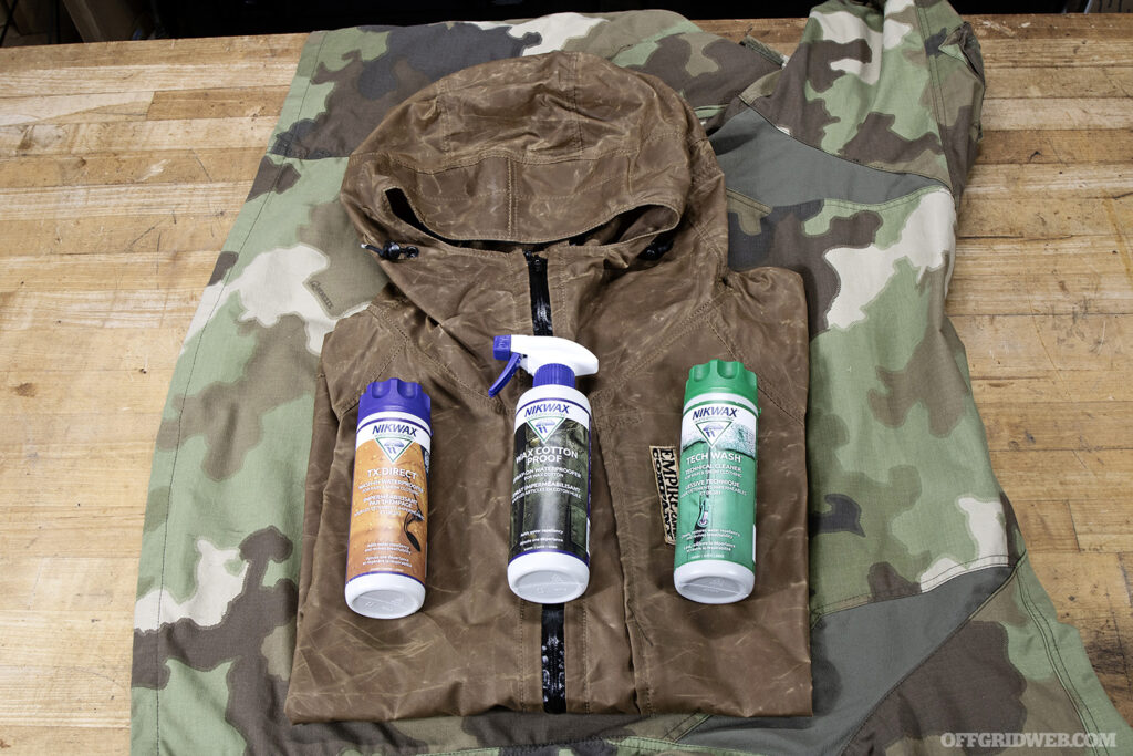 gear inspection clothing and waterproof treatments