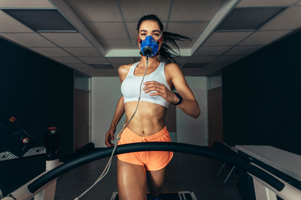 WOMAN ON TREADMILL