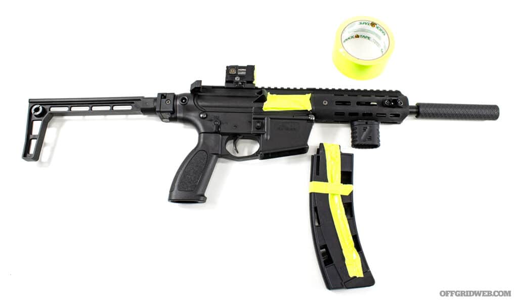RTAY .22lr prepped for painting