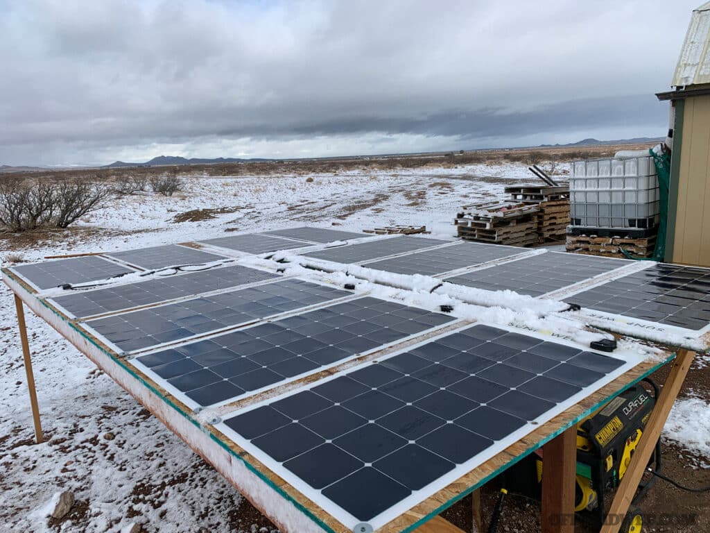 outdoor solar panels