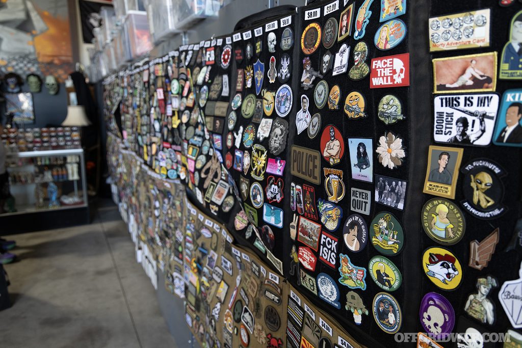 Patch wall at The Hive.