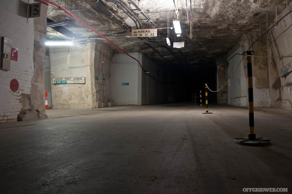 government fallout shelter interior