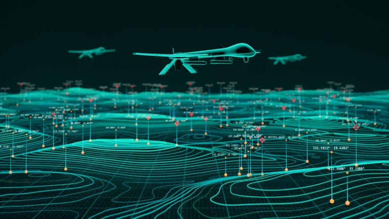 Drone cyber map