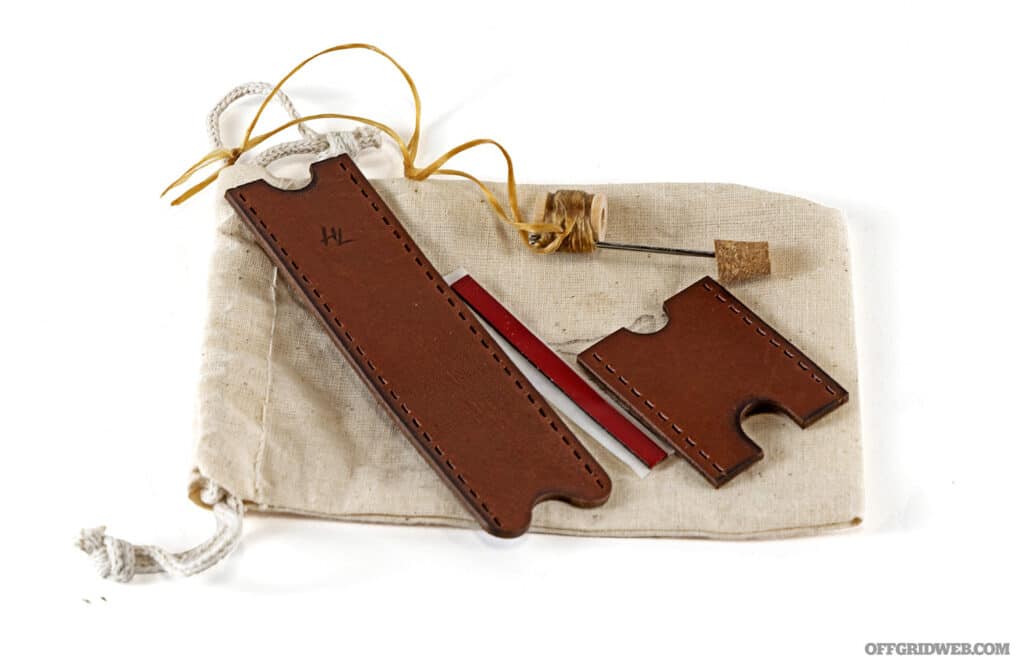 Hellhound Leather Co. wrap kit (brown).